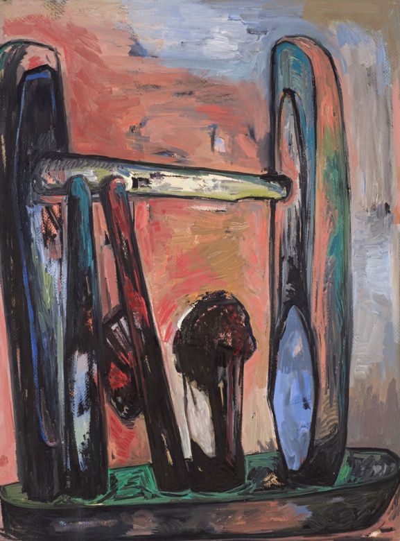 Boat No. 1 · 1994 · oil on paper · 30 × 22″